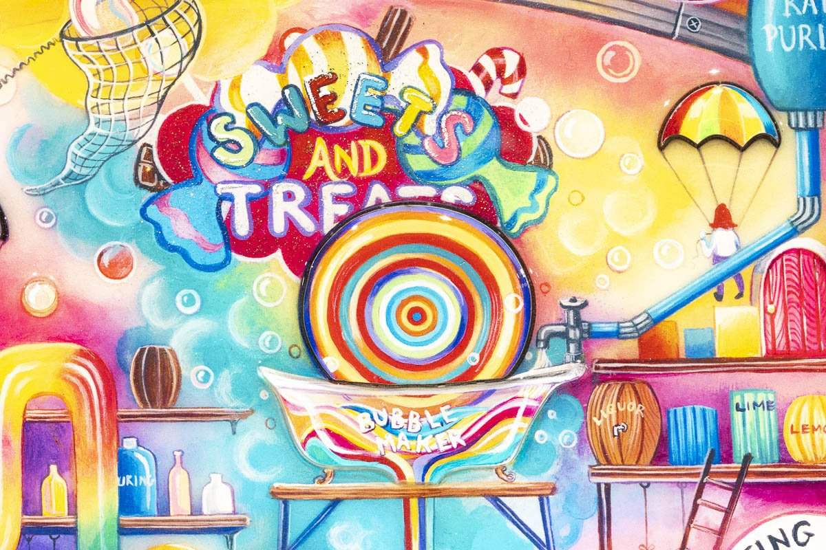 Sweets and Treats - Unique Edition by artist Kerry Darlington - Wyecliffe Galleries