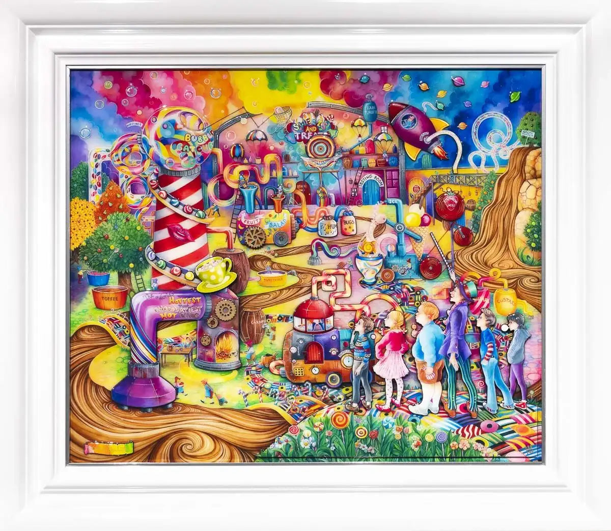 Sweets and Treats - Unique Edition by artist Kerry Darlington - Wyecliffe Galleries