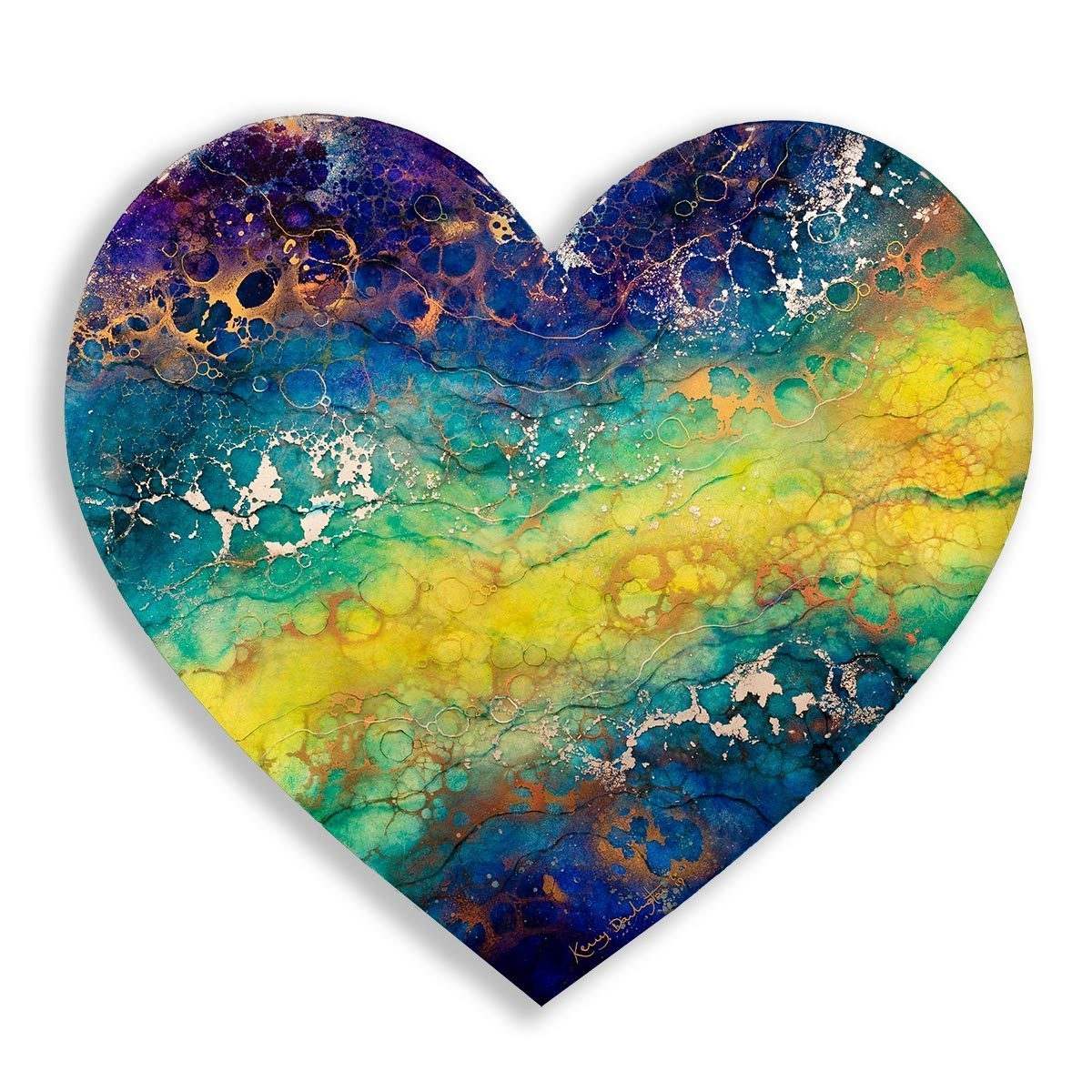 Szerelem - Original - SOLD by artist Kerry Darlington - Wyecliffe Galleries