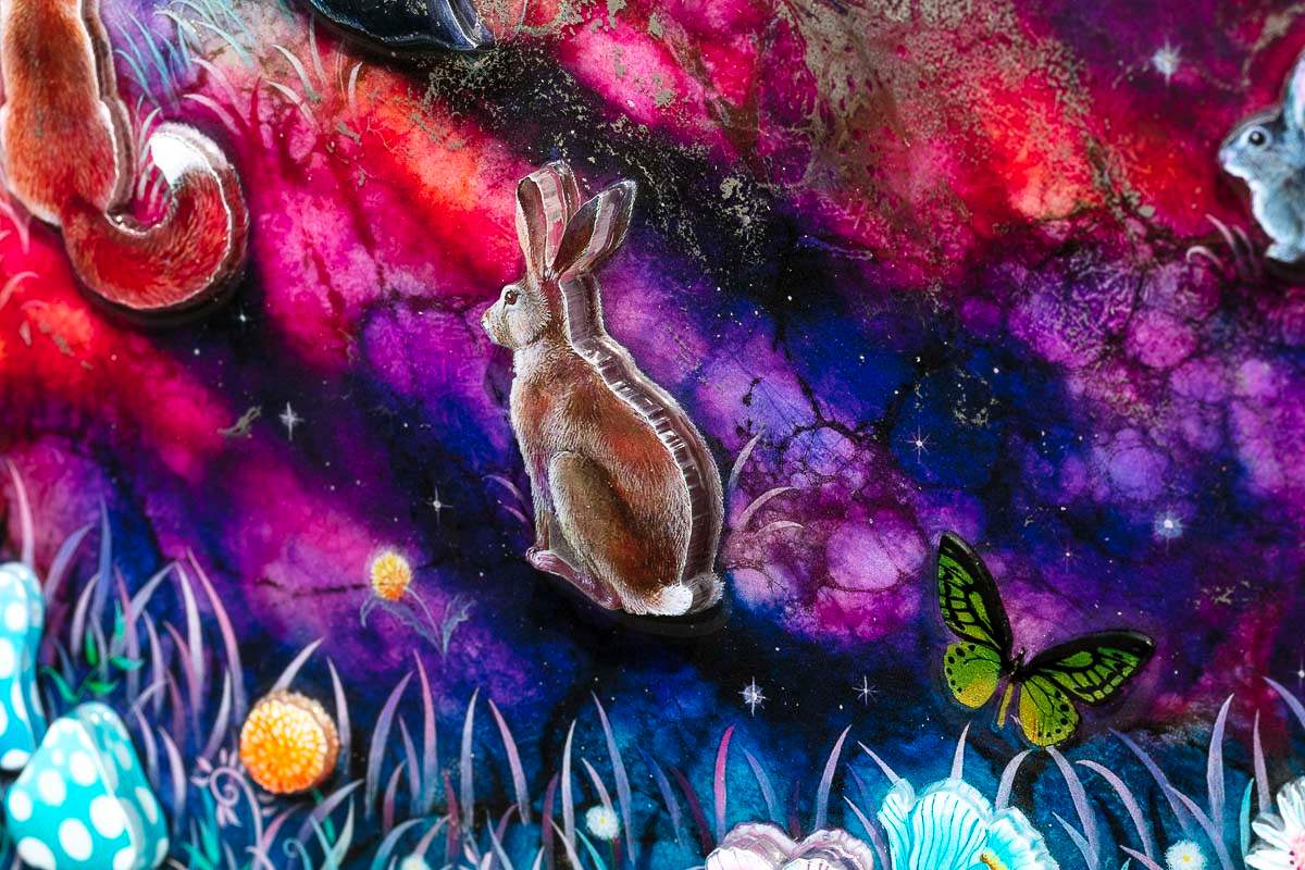 Talking to the Moon - Edition by artist Kerry Darlington - Wyecliffe Galleries