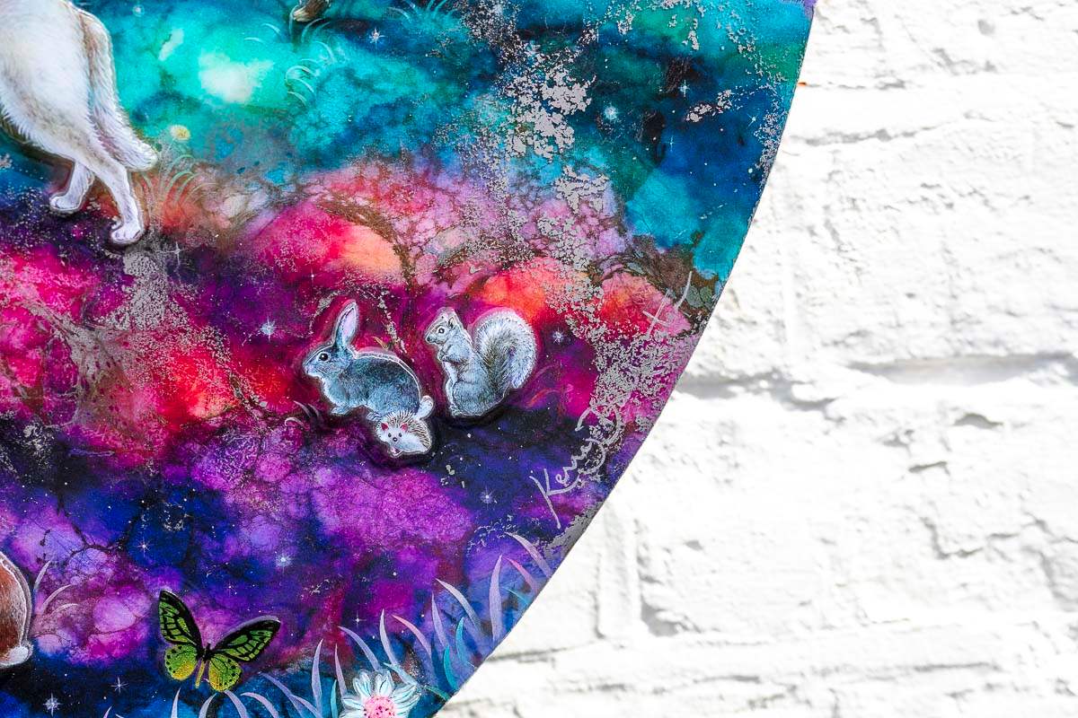 Talking to the Moon - Edition by artist Kerry Darlington - Wyecliffe Galleries