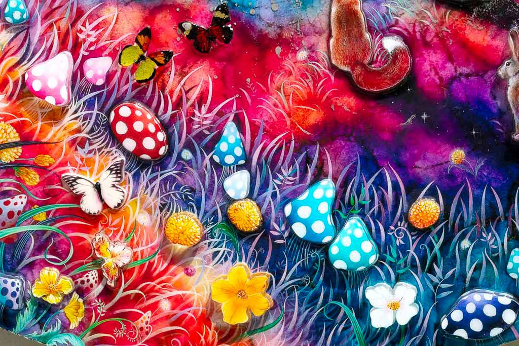 Talking to the Moon - Edition by artist Kerry Darlington - Wyecliffe Galleries