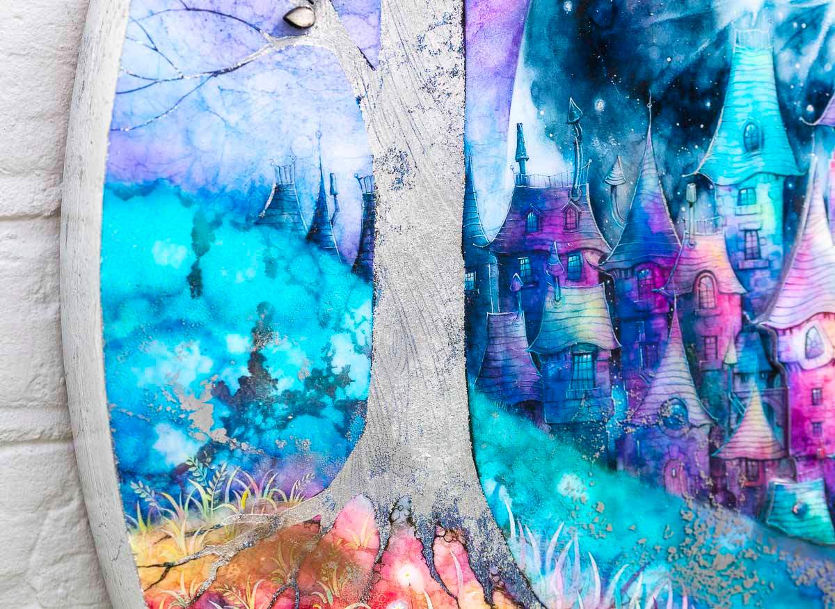 Talking to the Moon - Edition by artist Kerry Darlington - Wyecliffe Galleries