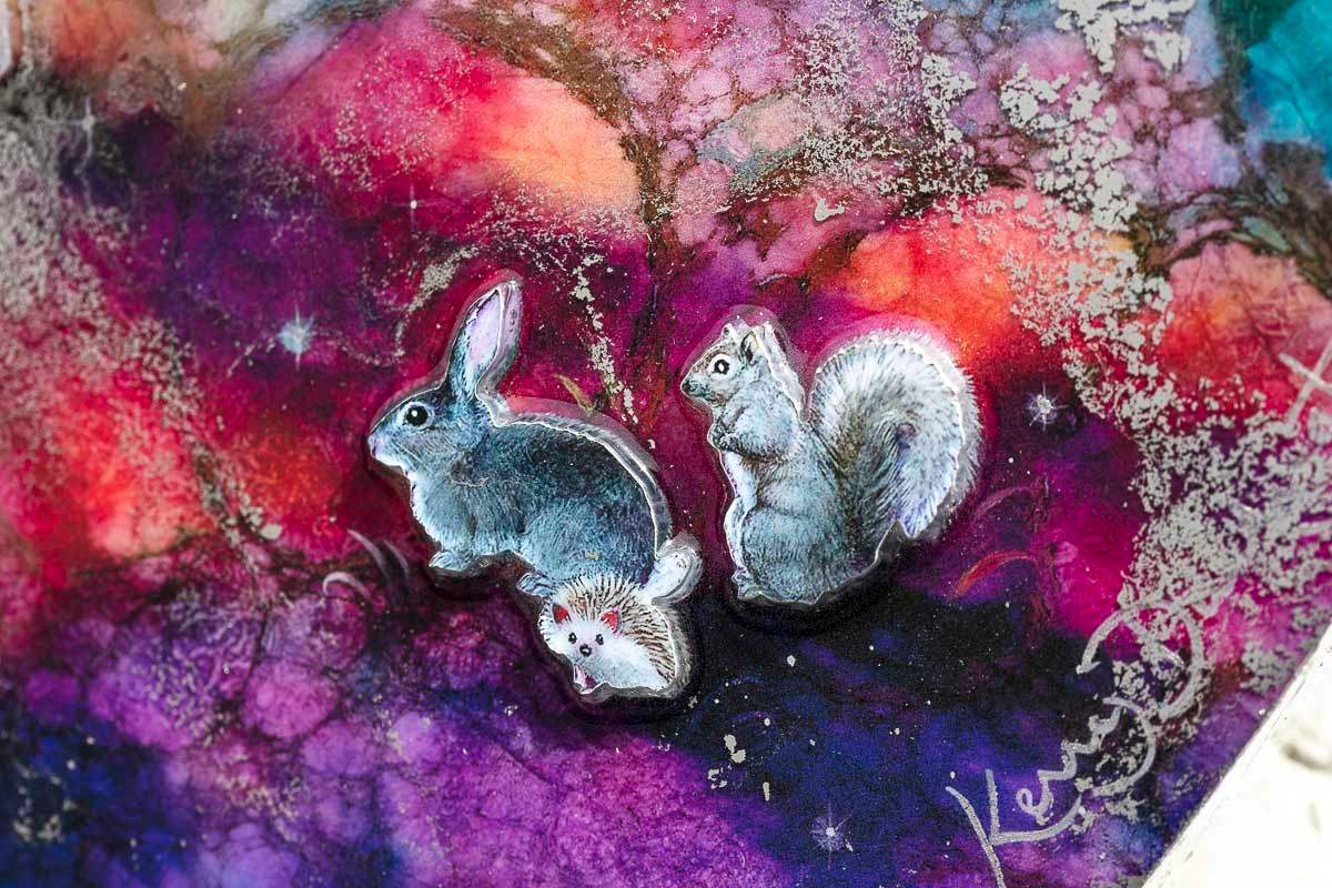 Talking to the Moon - Edition by artist Kerry Darlington - Wyecliffe Galleries