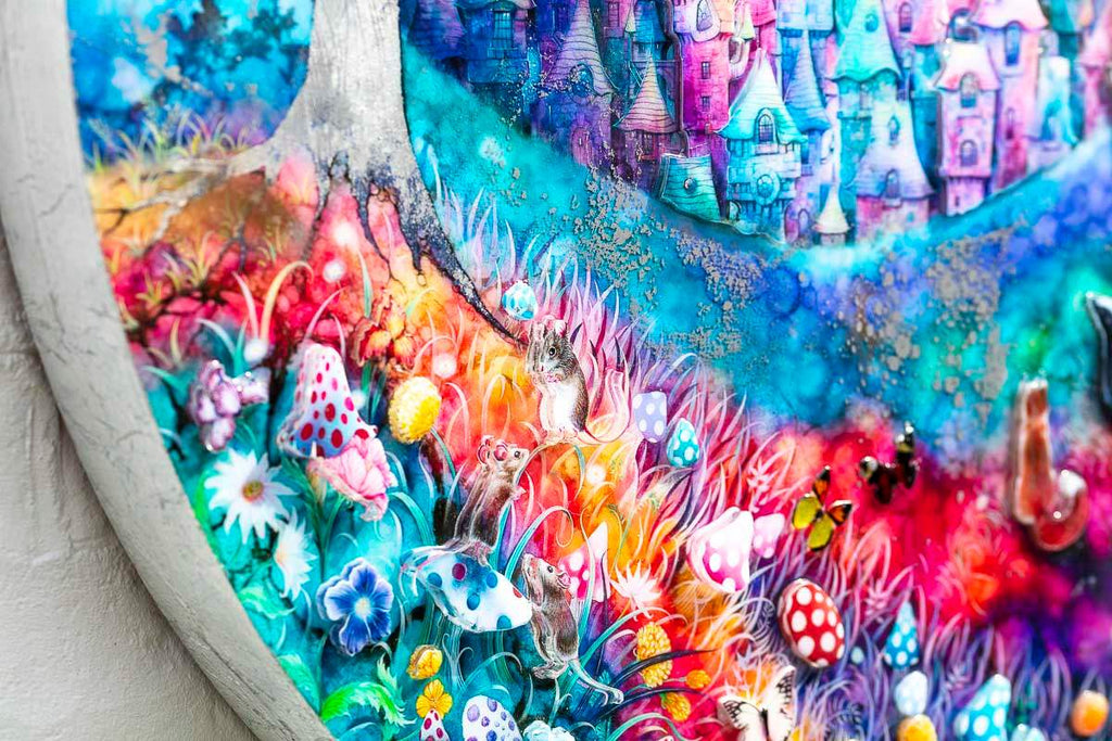 Talking to the Moon - Edition by artist Kerry Darlington - Wyecliffe Galleries