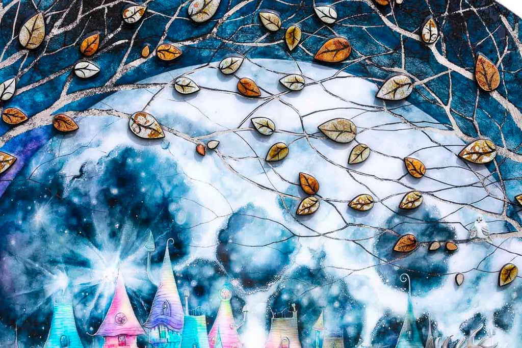 Talking to the Moon - Edition by artist Kerry Darlington - Wyecliffe Galleries