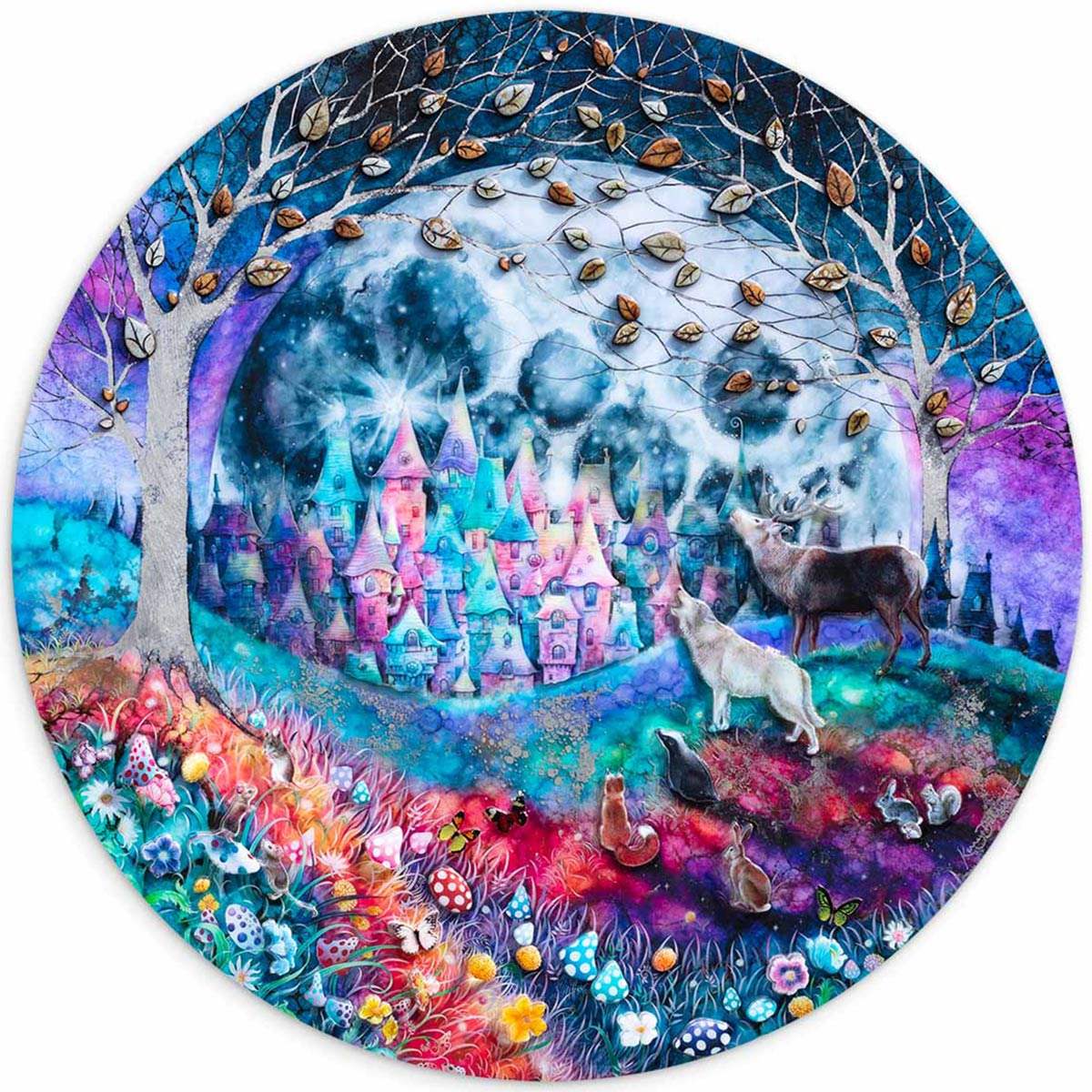 Talking to the Moon - Edition by artist Kerry Darlington - Wyecliffe Galleries