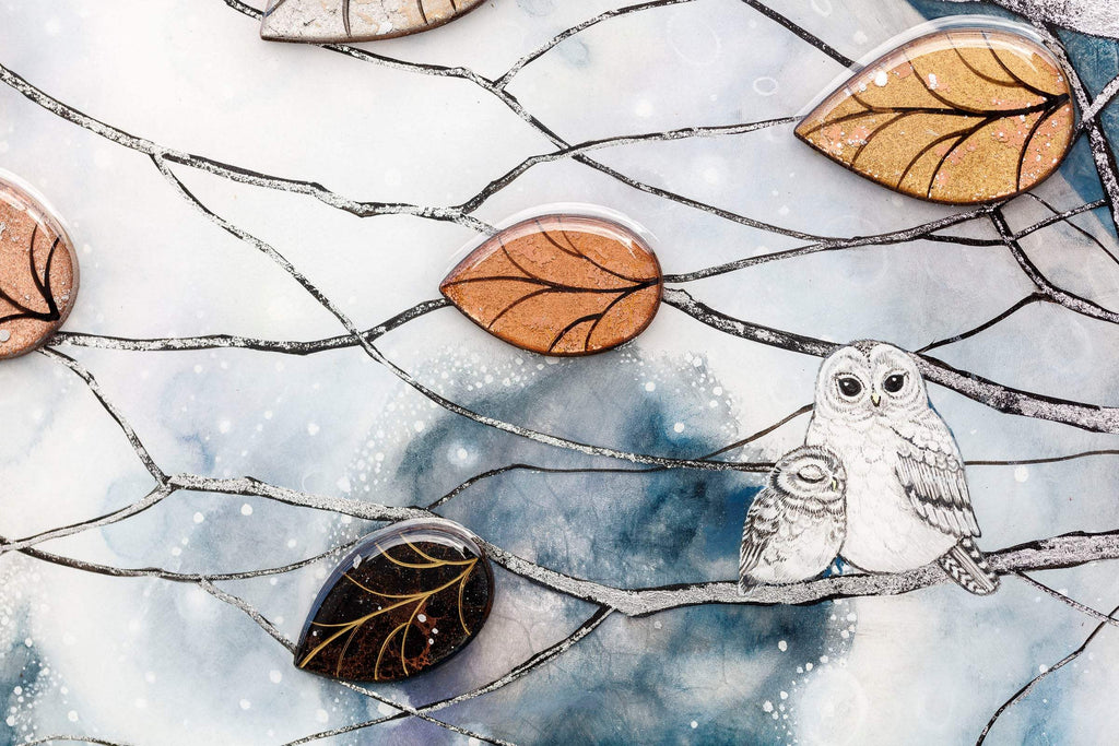 Talking to the Moon - Original - SOLD by artist Kerry Darlington - Wyecliffe Galleries