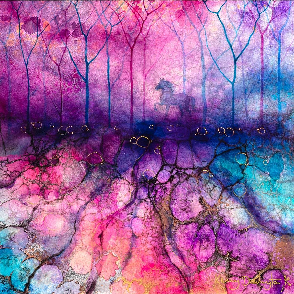 Tamogan - Original - SOLD by artist Kerry Darlington - Wyecliffe Galleries