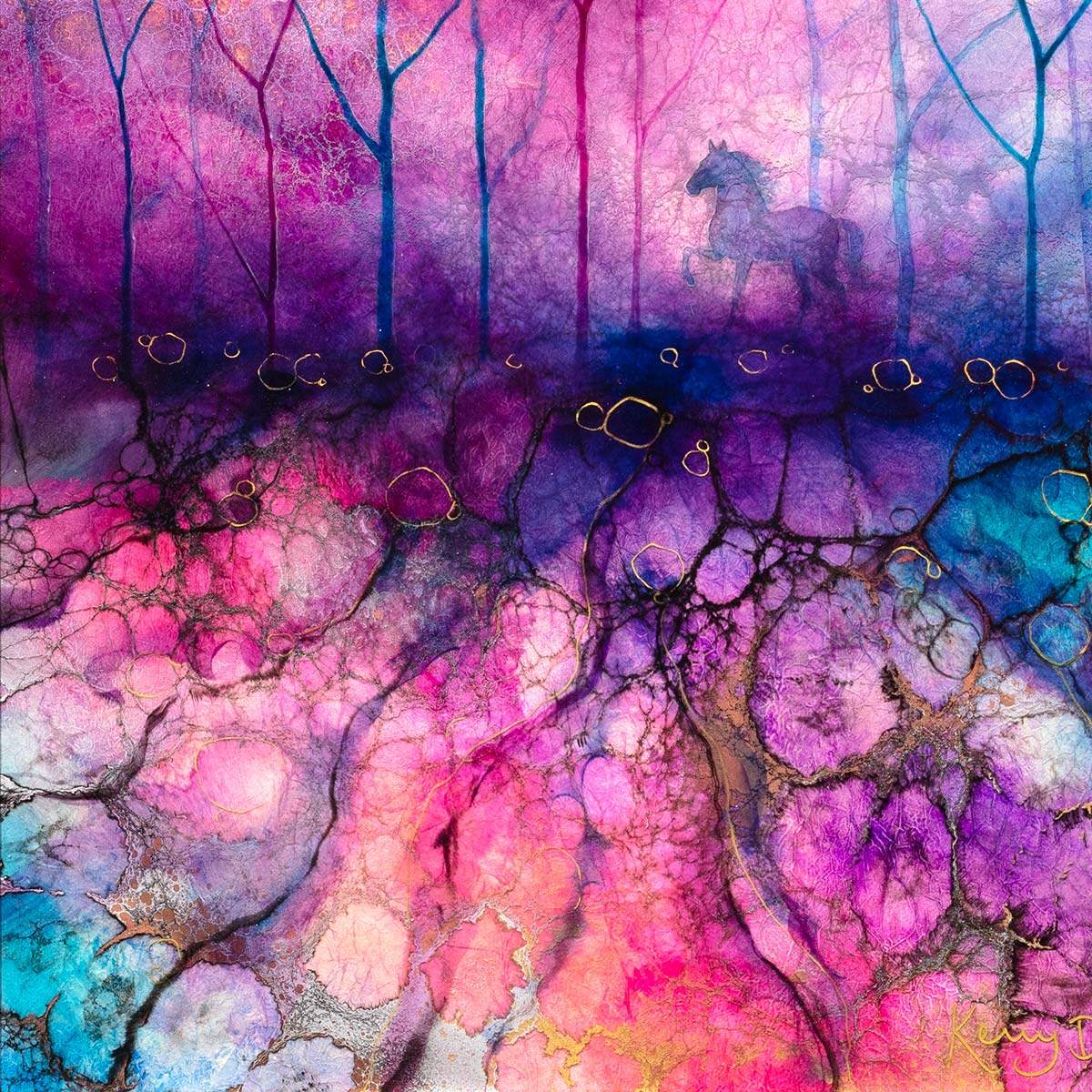 Tamogan - Original - SOLD by artist Kerry Darlington - Wyecliffe Galleries