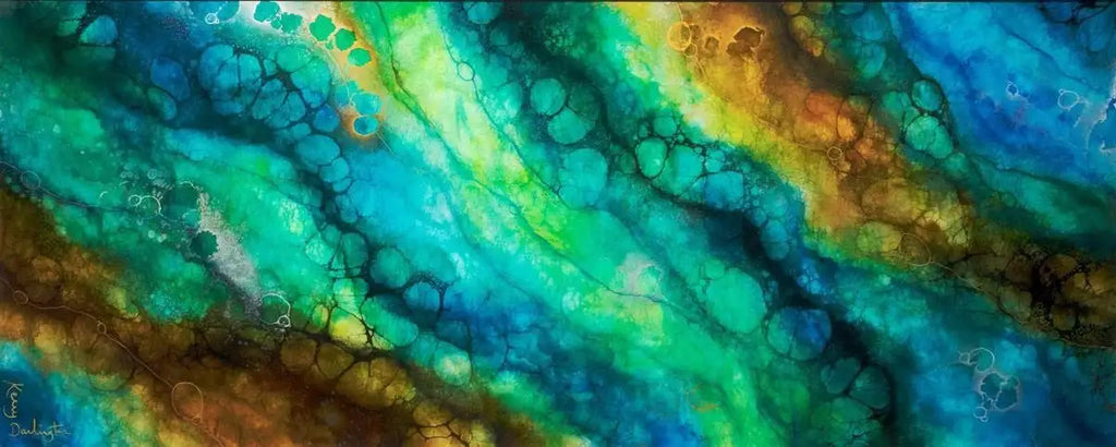 Tandikat - Original -SOLD by artist Kerry Darlington - Wyecliffe Galleries