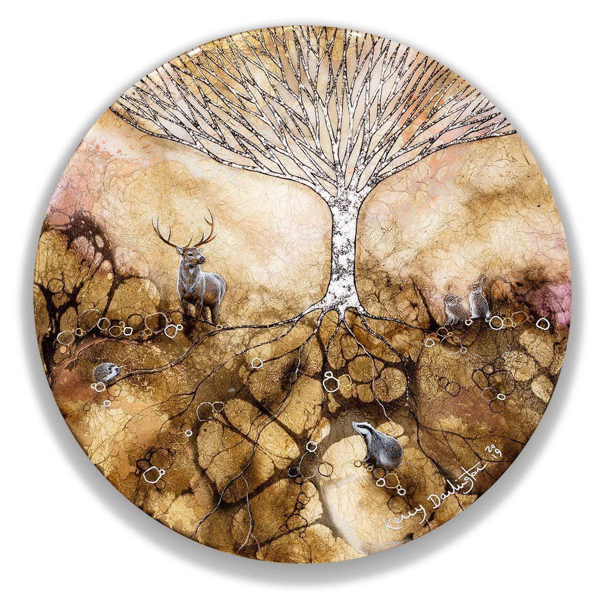 The Art of Dreaming - Original - SOLD by artist Kerry Darlington - Wyecliffe Galleries