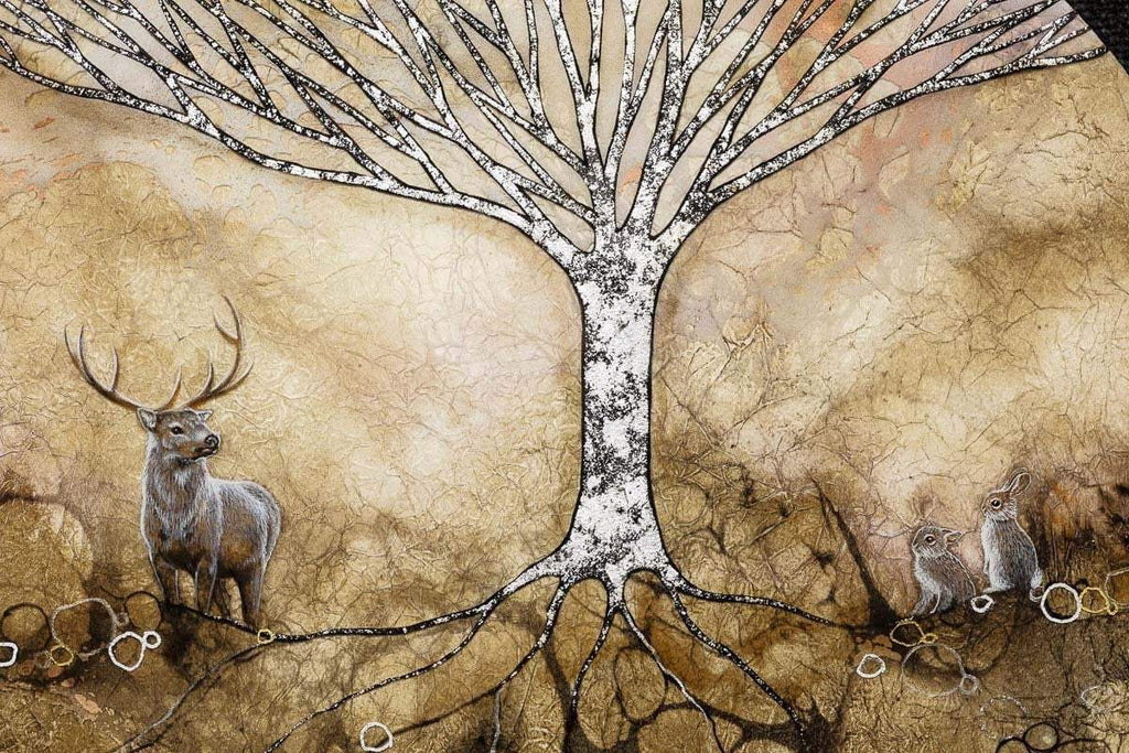 The Art of Dreaming - Original - SOLD by artist Kerry Darlington - Wyecliffe Galleries