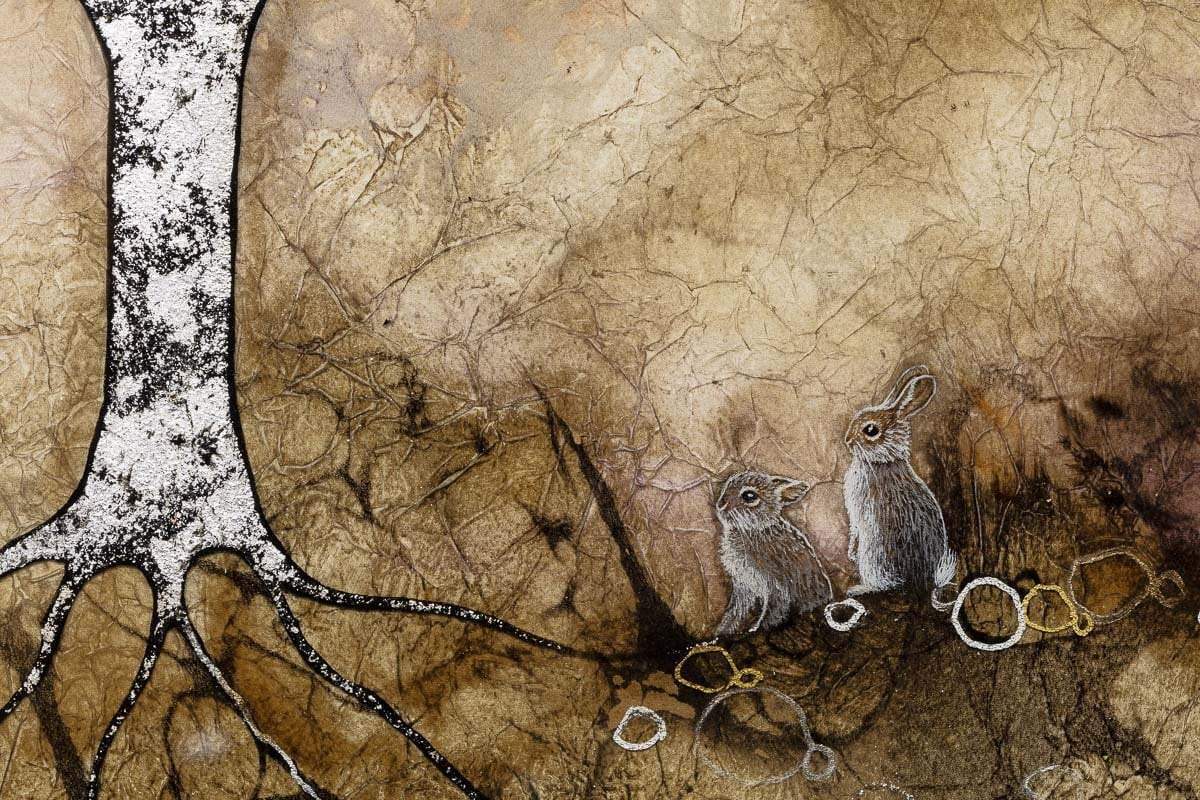 The Art of Dreaming - Original - SOLD by artist Kerry Darlington - Wyecliffe Galleries