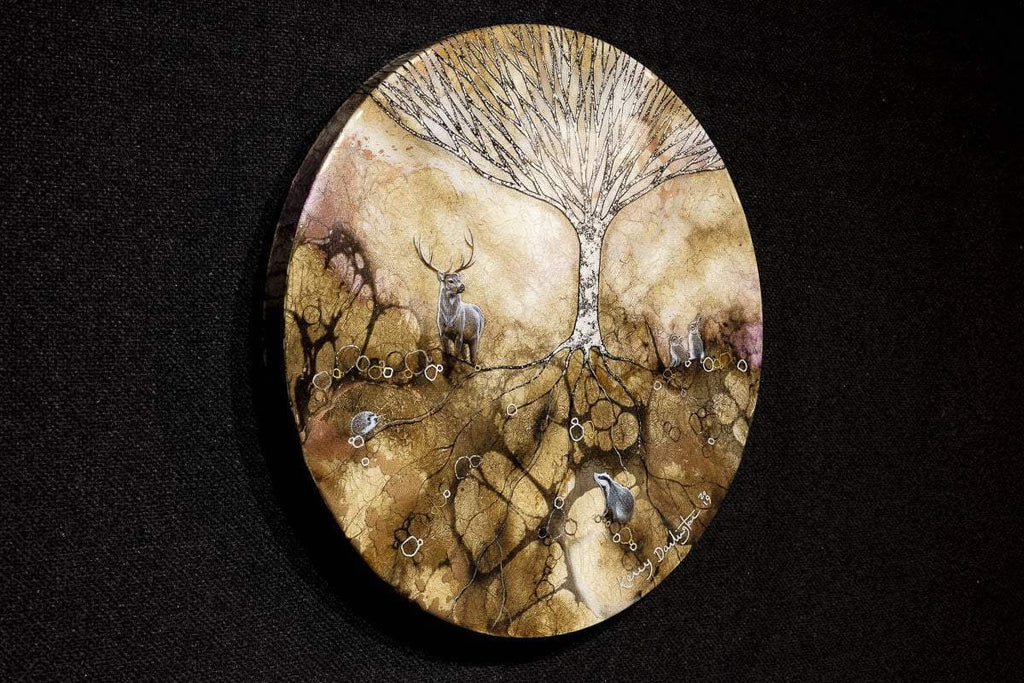 The Art of Dreaming - Original - SOLD by artist Kerry Darlington - Wyecliffe Galleries