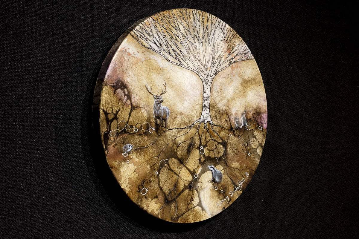 The Art of Dreaming - Original - SOLD by artist Kerry Darlington - Wyecliffe Galleries