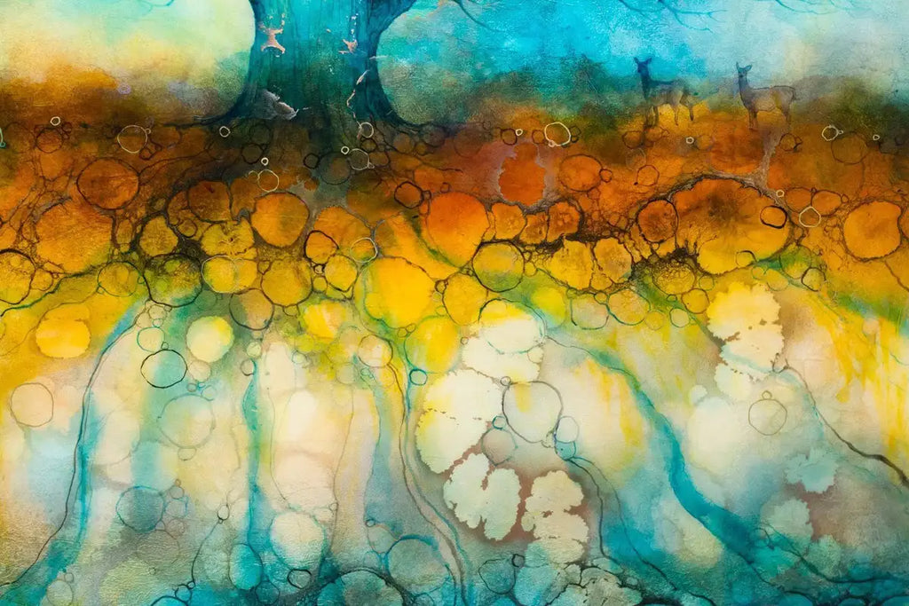 The Black Oak Speaks - Original - SOLD by artist Kerry Darlington - Wyecliffe Galleries