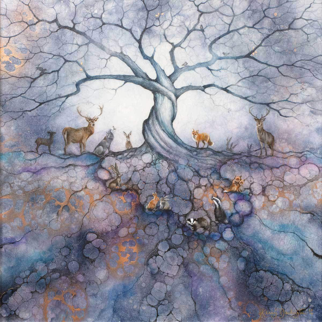 The Call of the Trees - Original - SOLD by artist Kerry Darlington - Wyecliffe Galleries