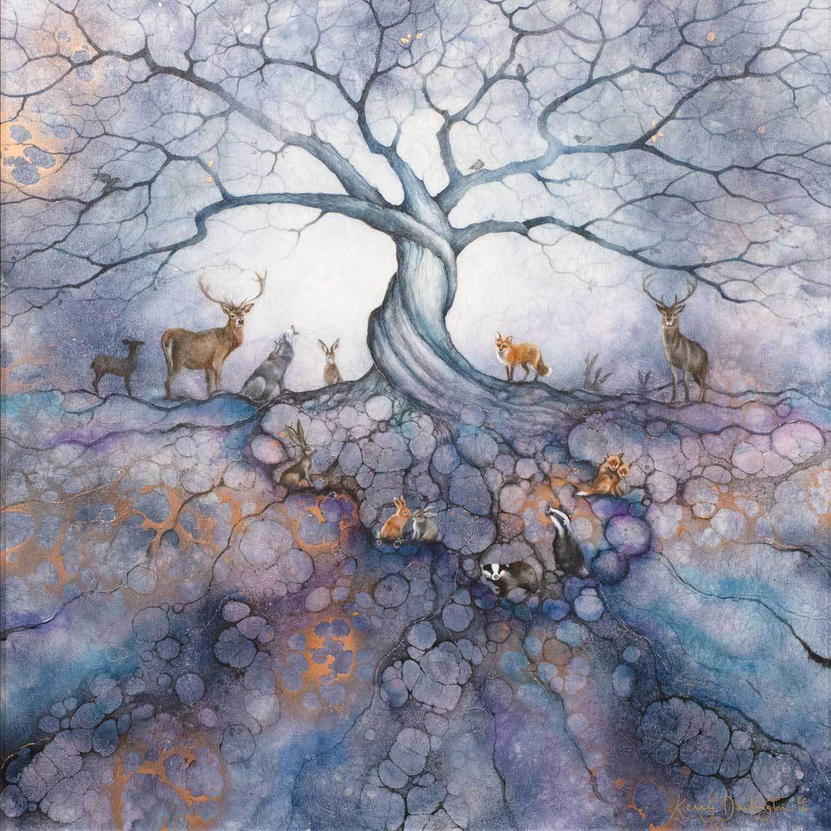 The Call of the Trees - Original - SOLD by artist Kerry Darlington - Wyecliffe Galleries