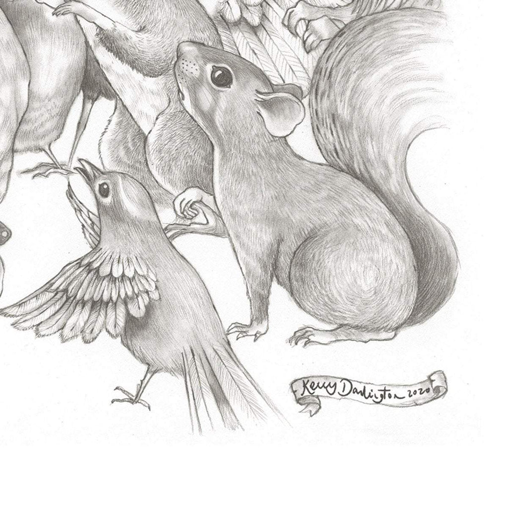 The Caucus-Race and a Long Tale - Original - SOLD by artist Kerry Darlington - Wyecliffe Galleries