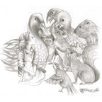 The Caucus-Race and a Long Tale - Original - SOLD by artist Kerry Darlington - Wyecliffe Galleries