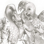 The Caucus-Race and a Long Tale - Original - SOLD by artist Kerry Darlington - Wyecliffe Galleries