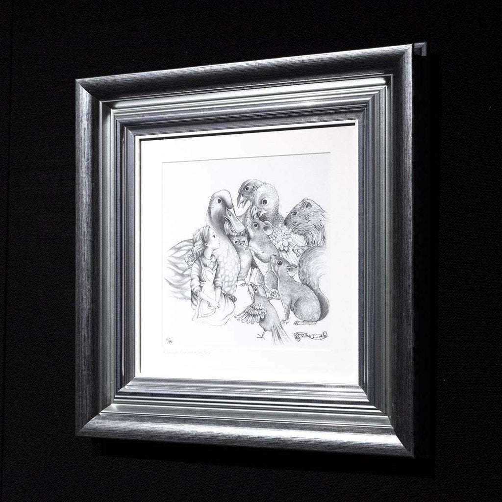 The Caucus-Race and a Long Tale Sketch - Edition by artist Kerry Darlington - Wyecliffe Galleries