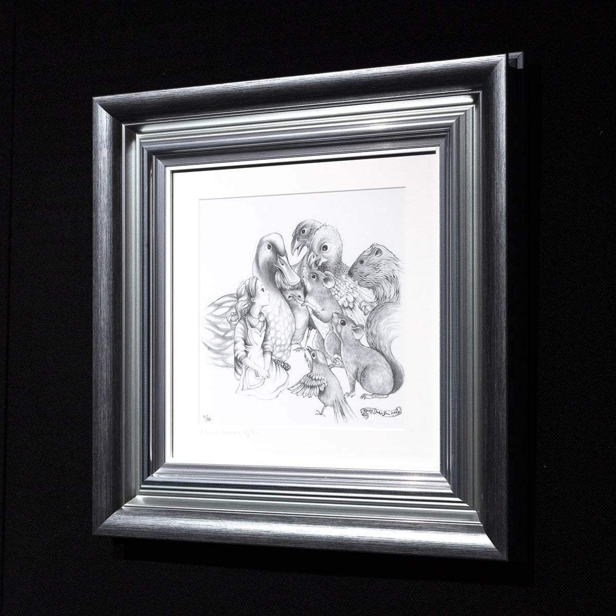 The Caucus-Race and a Long Tale Sketch - Edition by artist Kerry Darlington - Wyecliffe Galleries