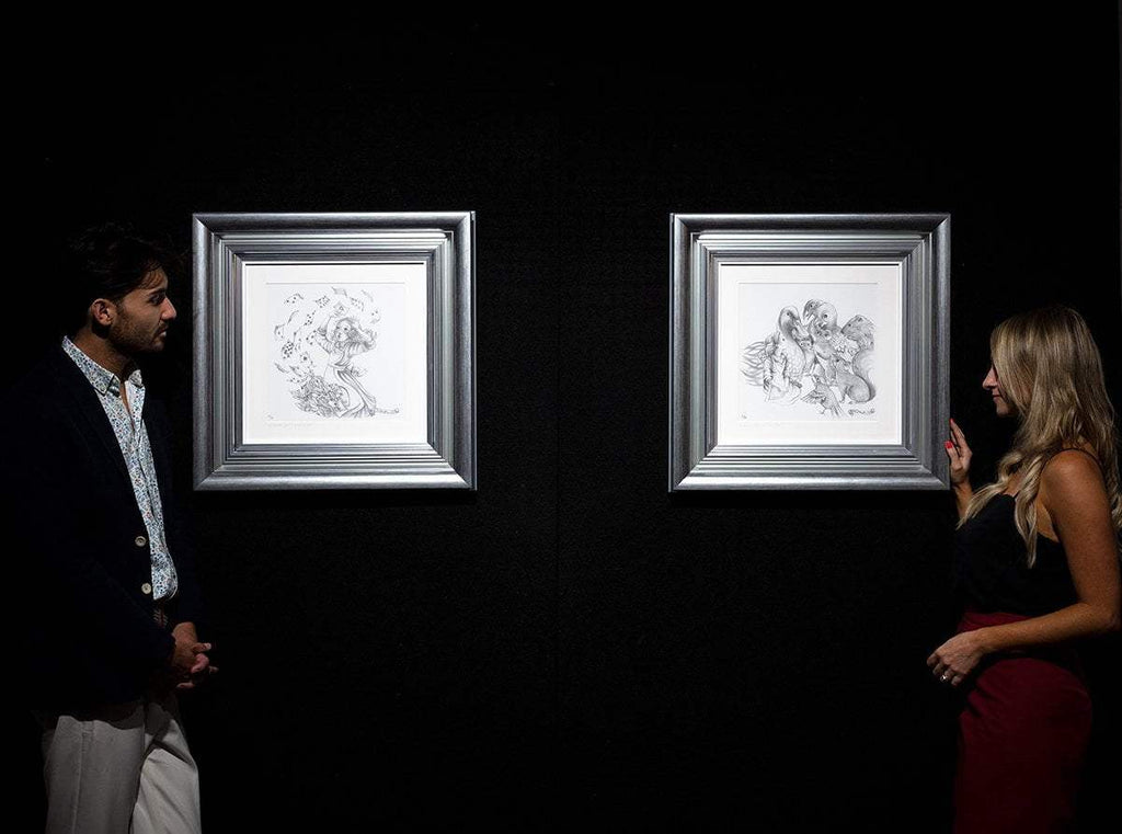 The Caucus-Race and a Long Tale Sketch - Edition by artist Kerry Darlington - Wyecliffe Galleries