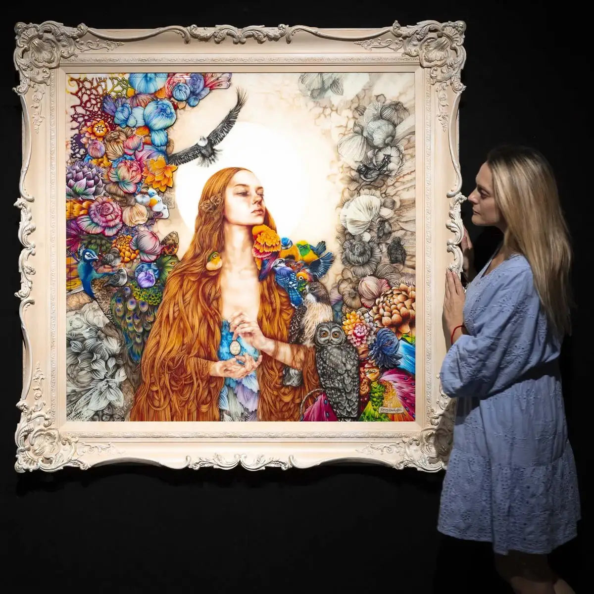 The Daughter of Gaia - Deluxe Edition - SOLD by artist Kerry Darlington - Wyecliffe Galleries