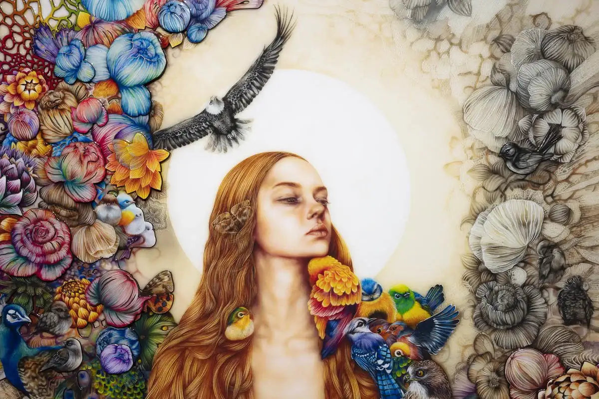 The Daughter of Gaia - Deluxe Edition - SOLD by artist Kerry Darlington - Wyecliffe Galleries