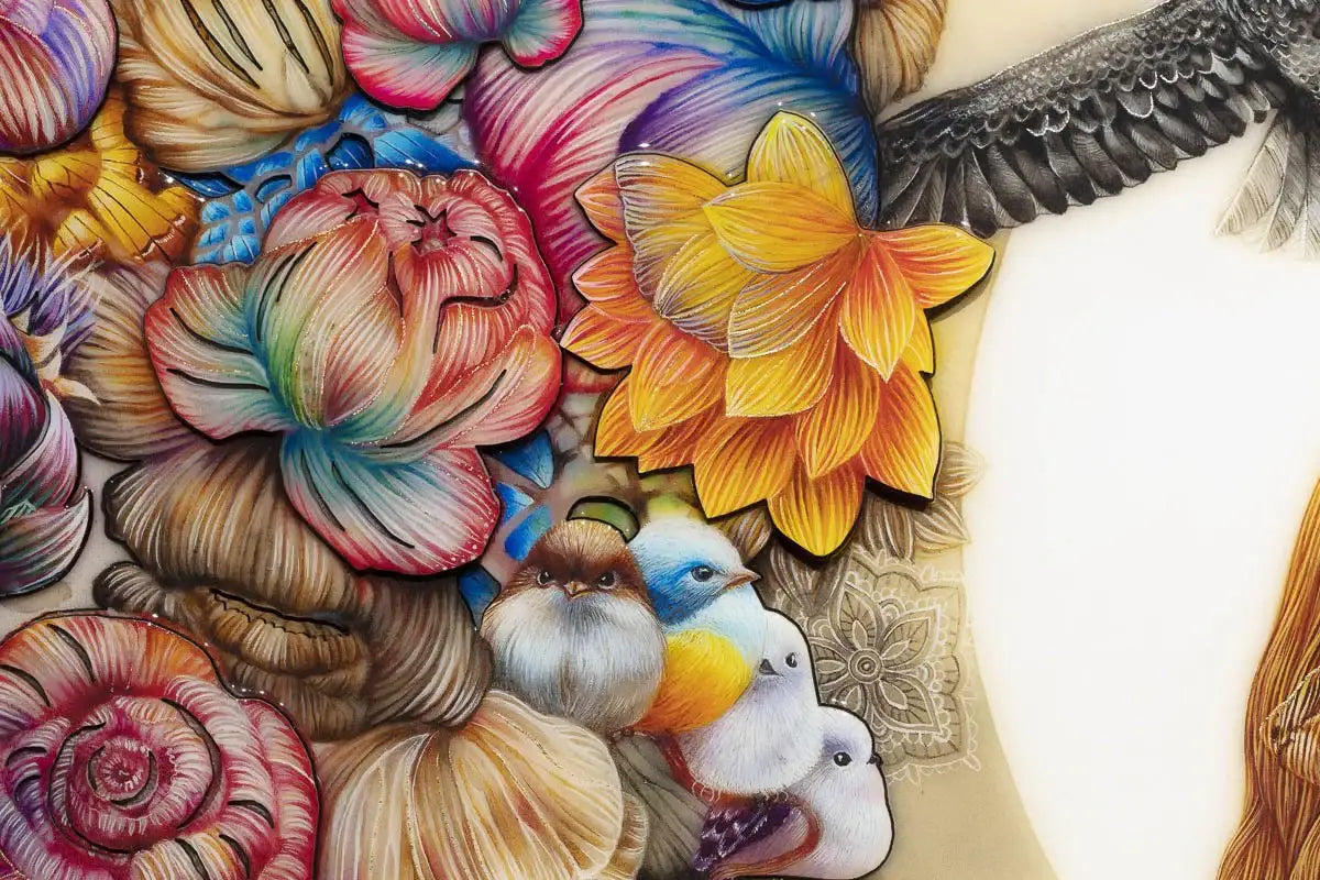 The Daughter of Gaia - Deluxe Edition - SOLD by artist Kerry Darlington - Wyecliffe Galleries