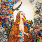 The Daughter of Gaia - Deluxe Edition - SOLD by artist Kerry Darlington - Wyecliffe Galleries