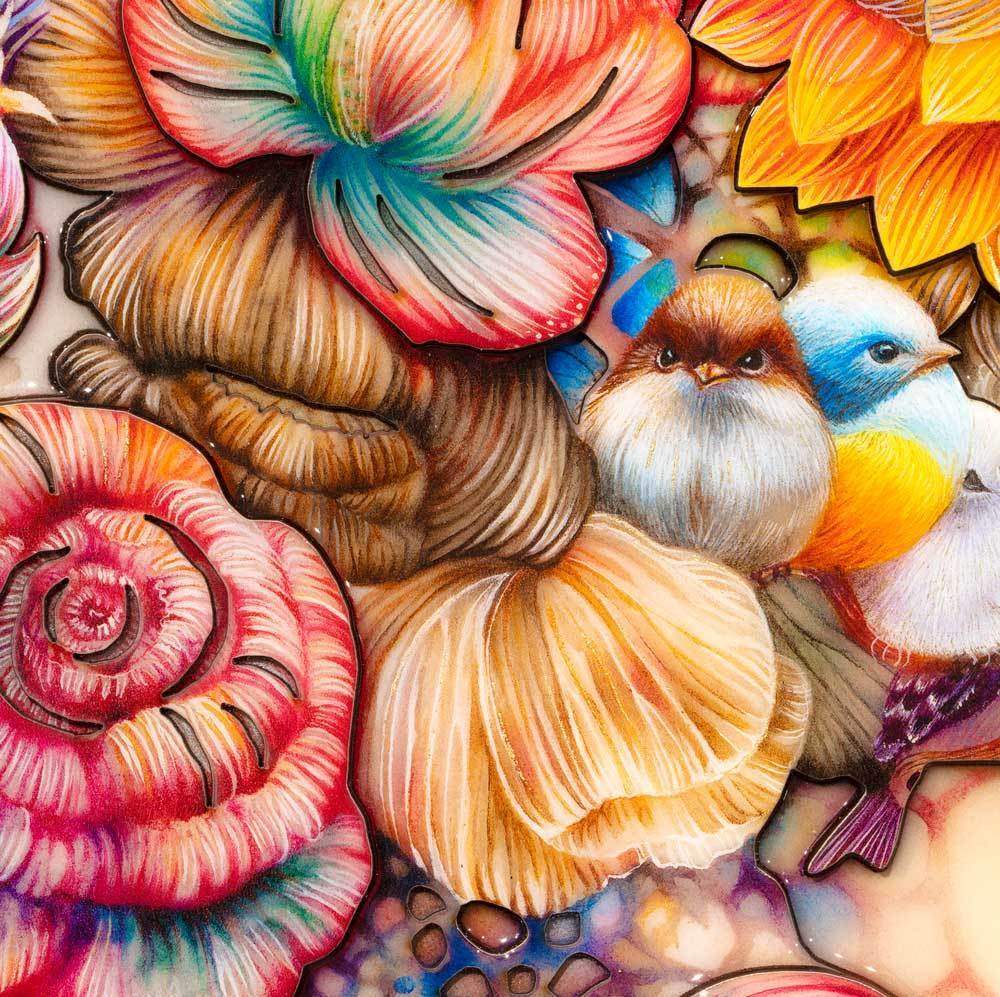 The Daughter of Gaia - Edition - SOLD OUT by artist Kerry Darlington - Wyecliffe Galleries