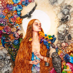 The Daughter of Gaia - Edition - SOLD OUT by artist Kerry Darlington - Wyecliffe Galleries
