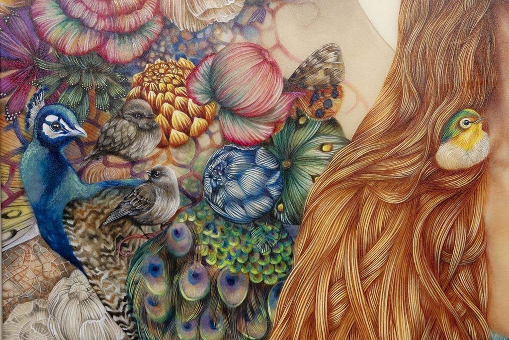 The Daughter of Gaia - Original - SOLD by artist Kerry Darlington - Wyecliffe Galleries