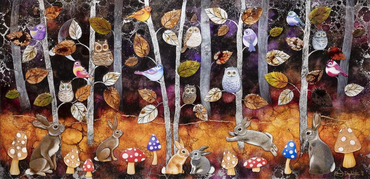 The First Day of My Life - Original - SOLD by artist Kerry Darlington - Wyecliffe Galleries