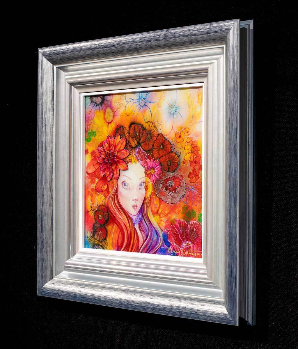 The Flower Girls Set of Two - Editions - SOLD by artist Kerry Darlington - Wyecliffe Galleries
