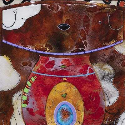 The Gang - Original - SOLD by artist Kerry Darlington - Wyecliffe Galleries