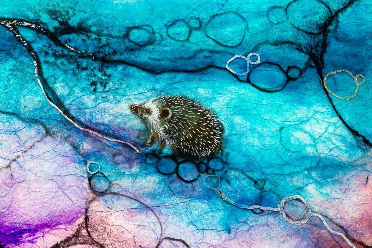 The Gate Keeper - Original - SOLD by artist Kerry Darlington - Wyecliffe Galleries