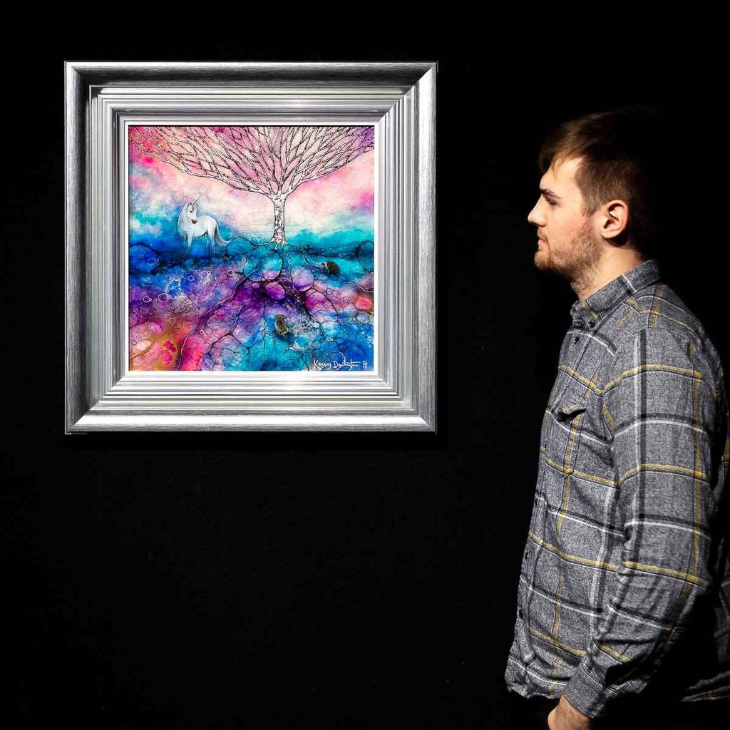 The Gate Keeper - Original - SOLD by artist Kerry Darlington - Wyecliffe Galleries