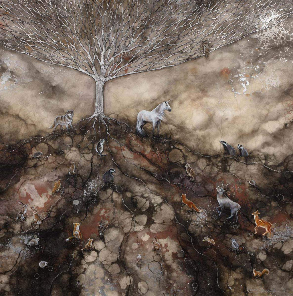 The Gift For The Dreamers - ORIGINAL - SOLD by artist Kerry Darlington - Wyecliffe Galleries