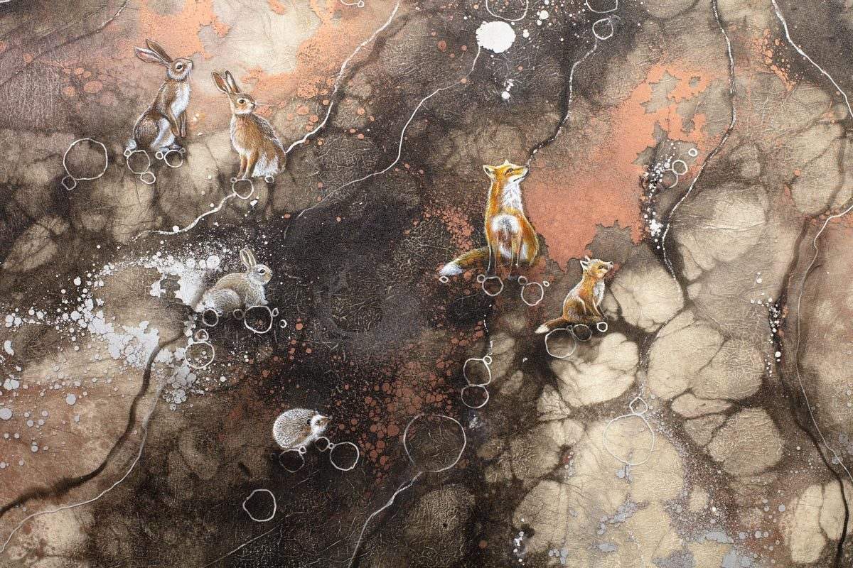 The Gift For The Dreamers - ORIGINAL - SOLD by artist Kerry Darlington - Wyecliffe Galleries