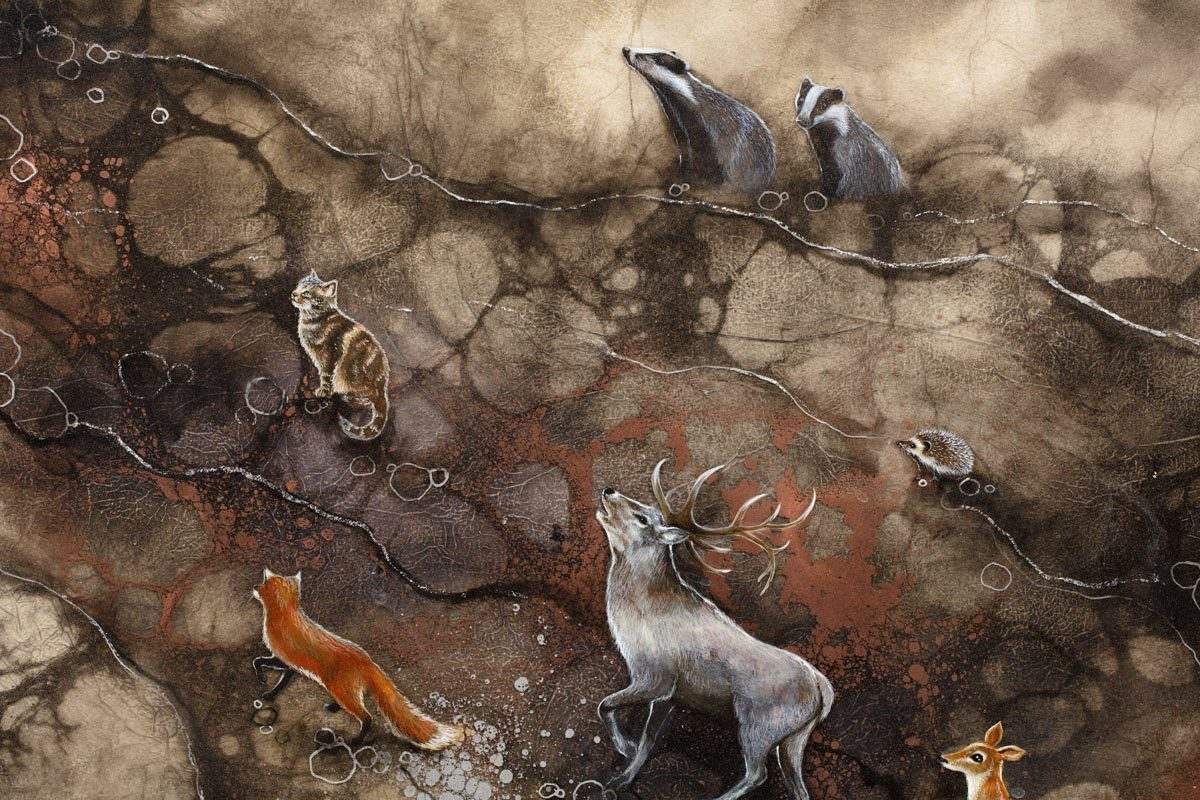 The Gift For The Dreamers - ORIGINAL - SOLD by artist Kerry Darlington - Wyecliffe Galleries
