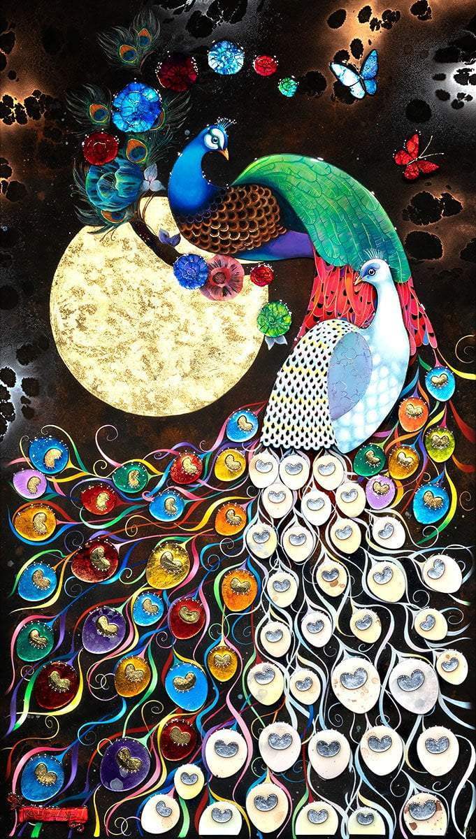 The Guardians - Original - SOLD by artist Kerry Darlington - Wyecliffe Galleries