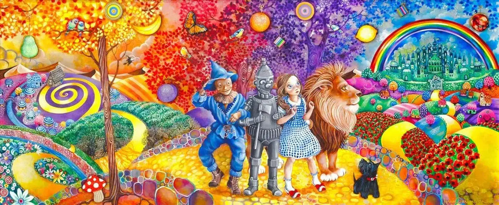 The Journey to Emerald City - Original - SOLD by artist Kerry Darlington - Wyecliffe Galleries