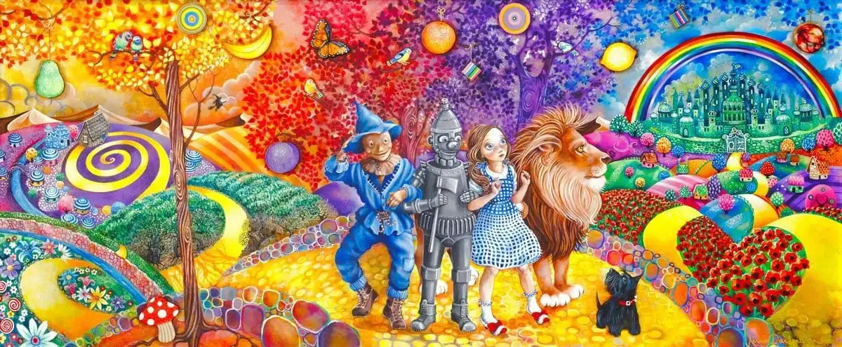 The Journey to Emerald City - Original - SOLD by artist Kerry Darlington - Wyecliffe Galleries