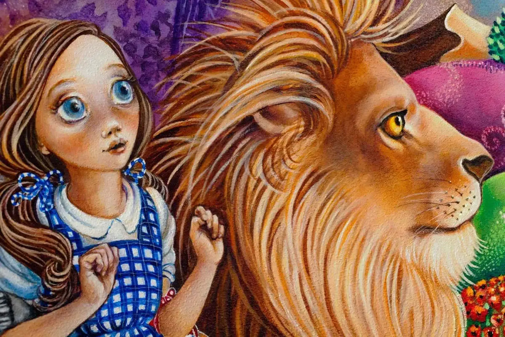 The Journey to Emerald City - Original - SOLD by artist Kerry Darlington - Wyecliffe Galleries