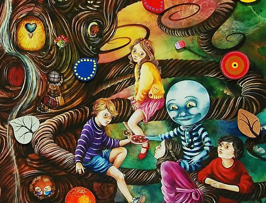 The Magic Faraway Tree - Edition - SOLD OUT by artist Kerry Darlington - Wyecliffe Galleries