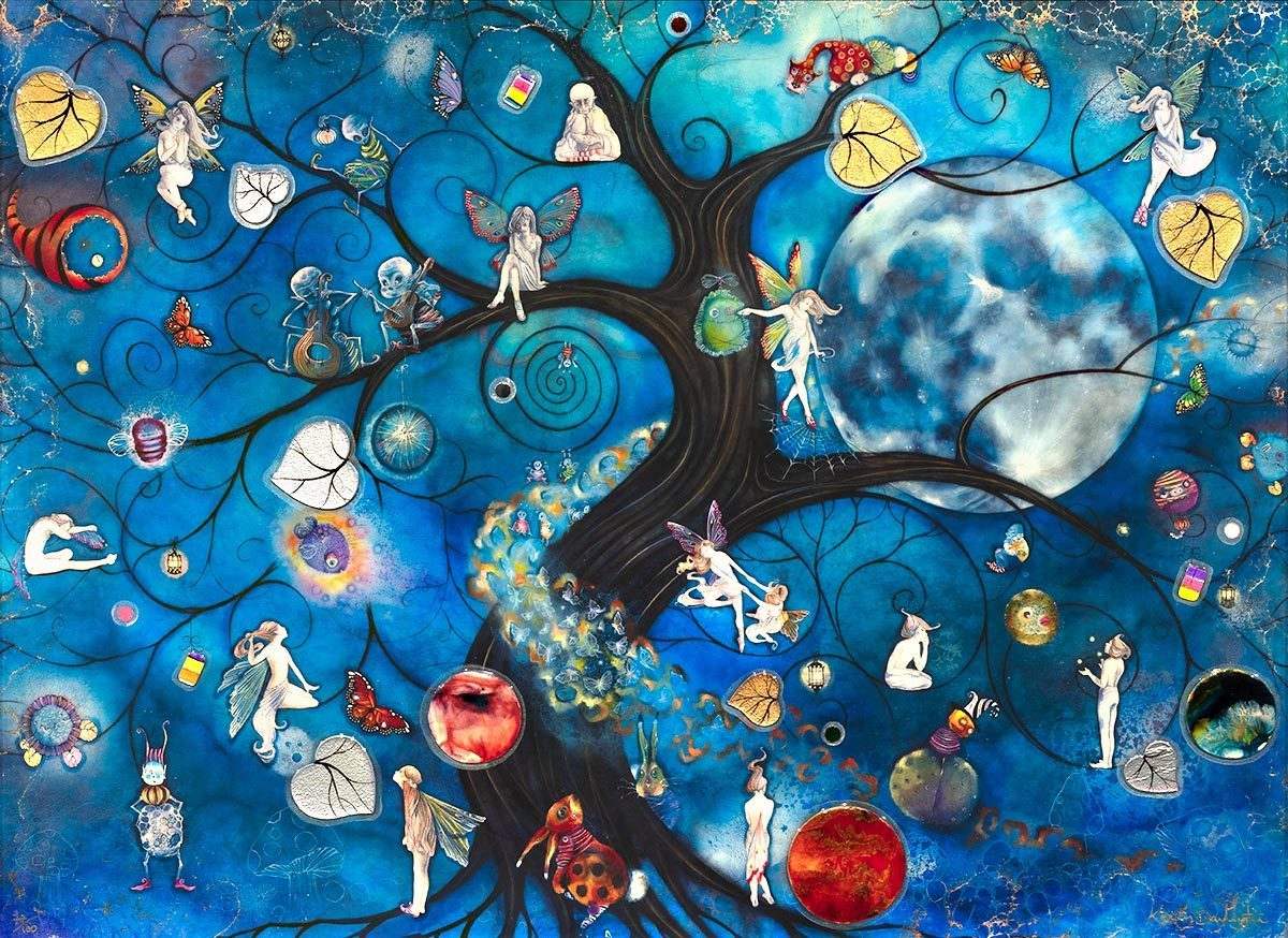 The Midnight Garden - RARE Edition by artist Kerry Darlington - Wyecliffe Galleries
